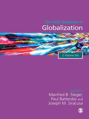 cover image of The SAGE Handbook of Globalization